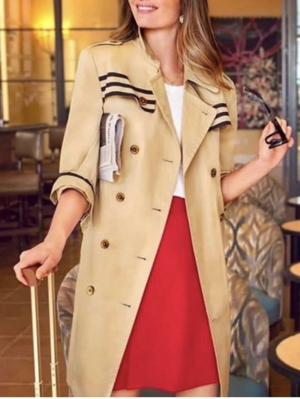 Cabi 6669 Runway Trench Coat